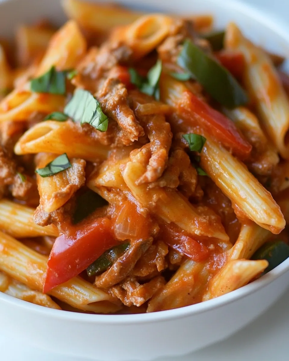 Cheesy Fajita Pasta