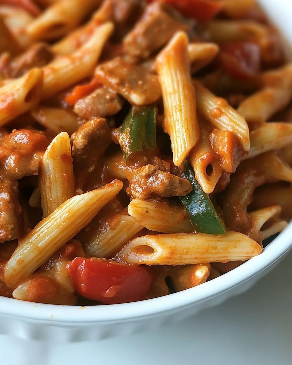 Cheesy Fajita Pasta