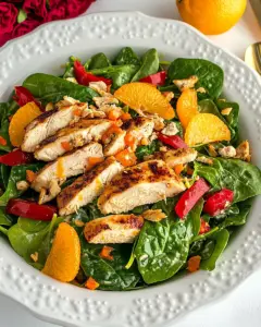 Mandarin Orange Spinach Salad