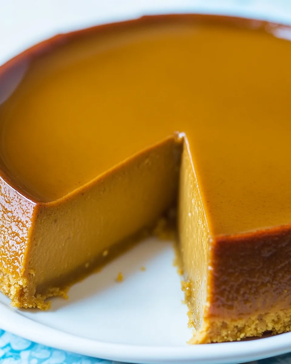 Maple Pumpkin Flan