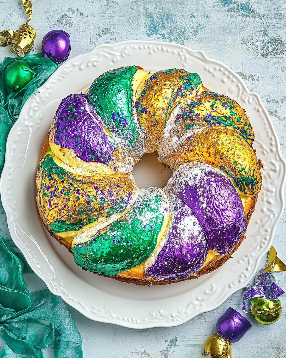 Mardi Gras King Cake