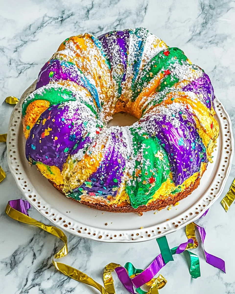 Mardi Gras King Cake
