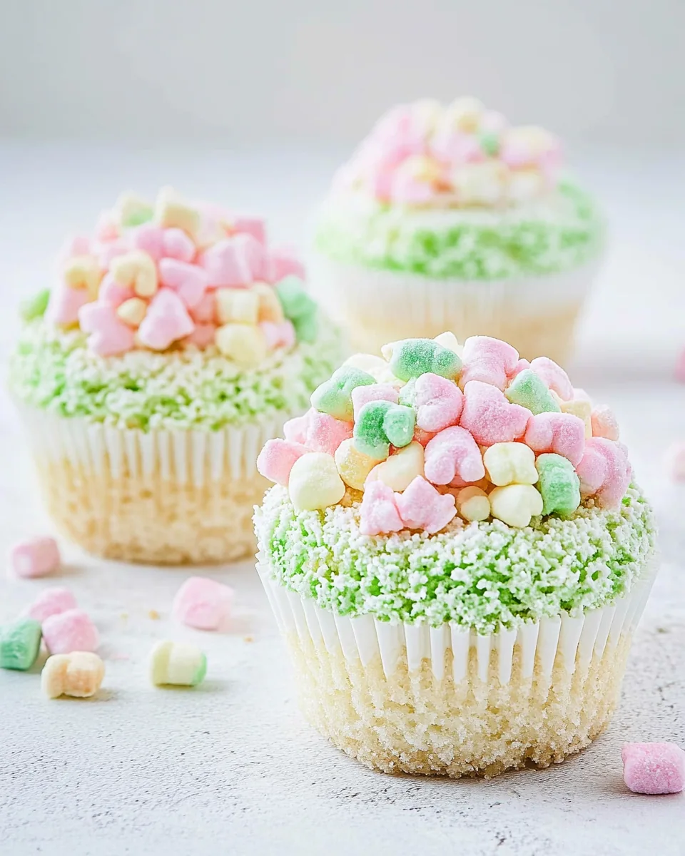 Marshmallow Treat Cupcakes