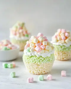 Marshmallow Treat Cupcakes