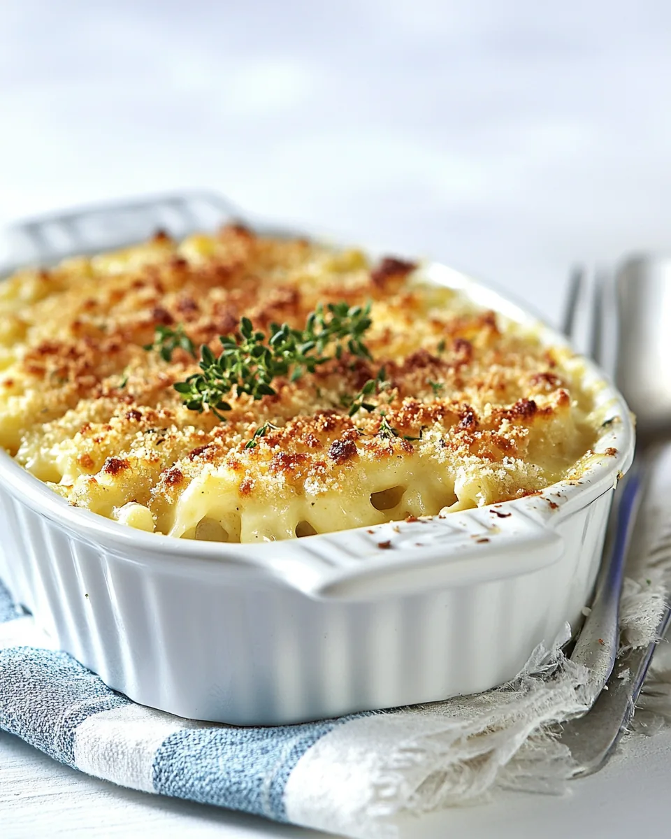 Three Cheese Macaroni and Cheese