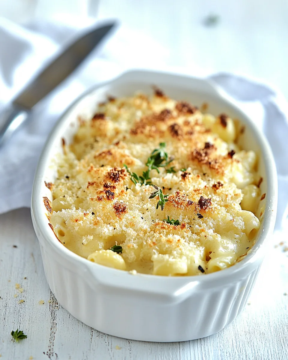 Three Cheese Macaroni and Cheese