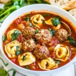 Meatball and Tortellini Soup