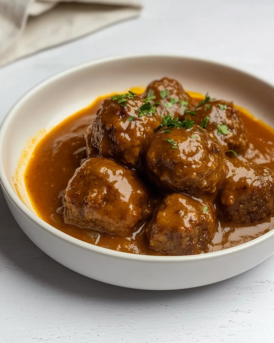 Meatballs and Gravy