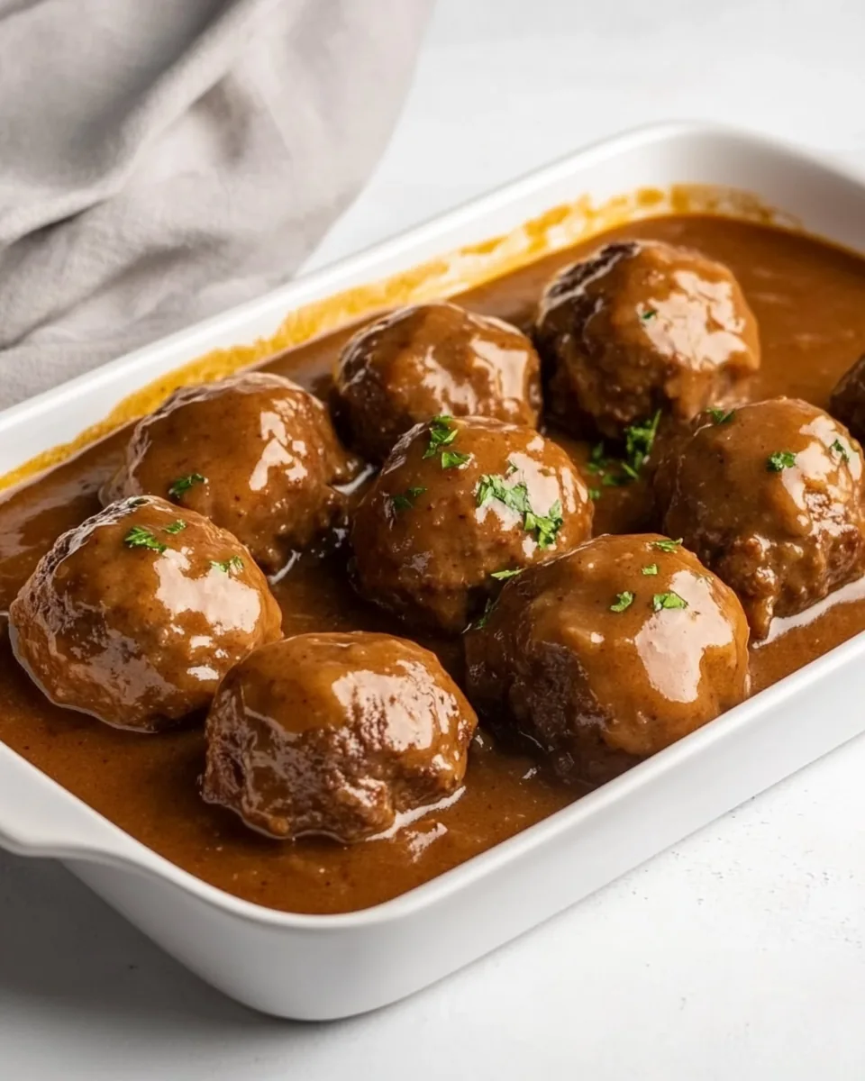 Meatballs and Gravy