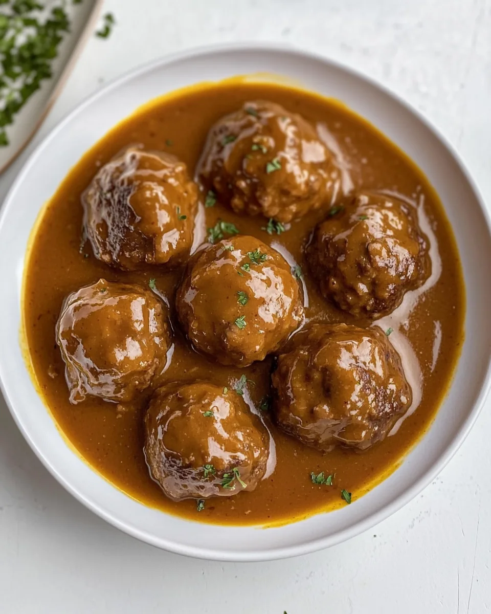 Meatballs and Gravy