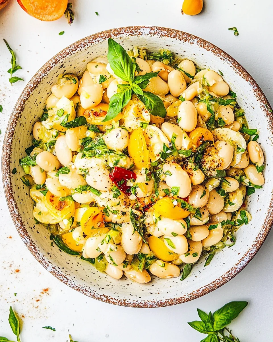 Mediterranean White Bean Salad