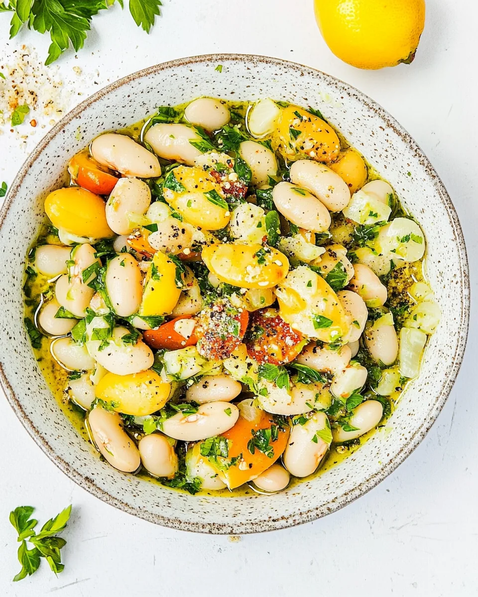 Mediterranean White Bean Salad
