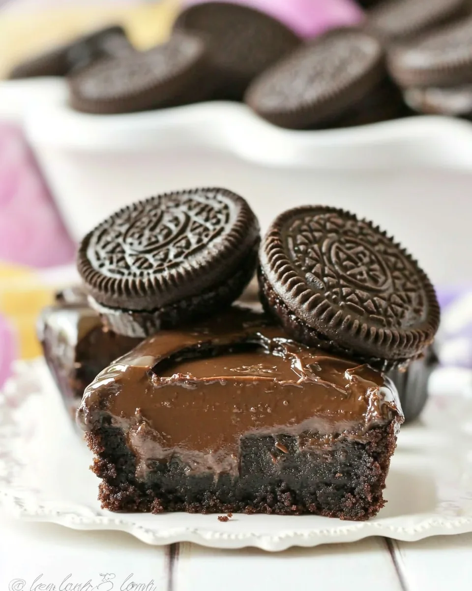 Mini Chocolate Mud Pies with Oreo Crust