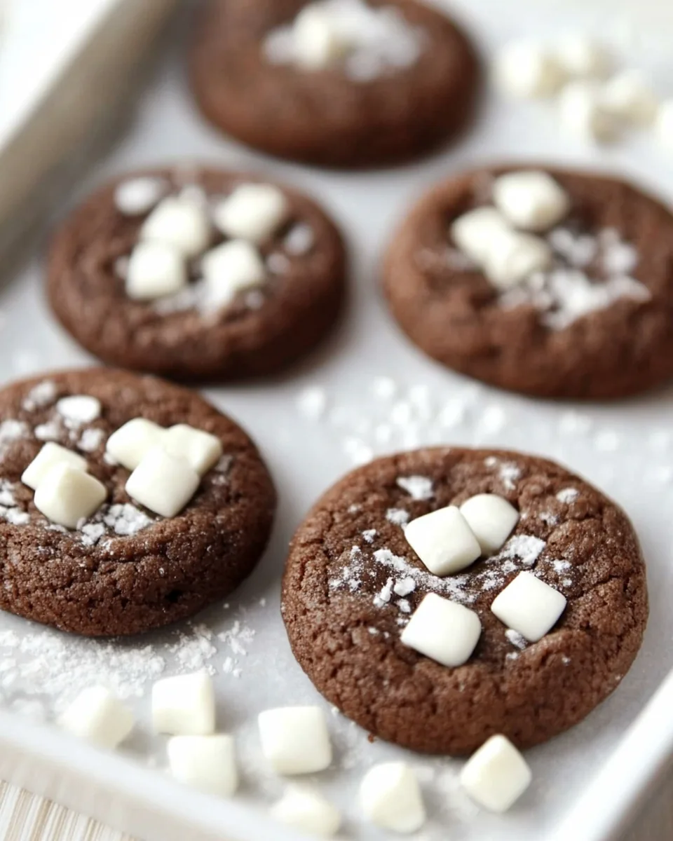 Mini Hot Cocoa Cookies