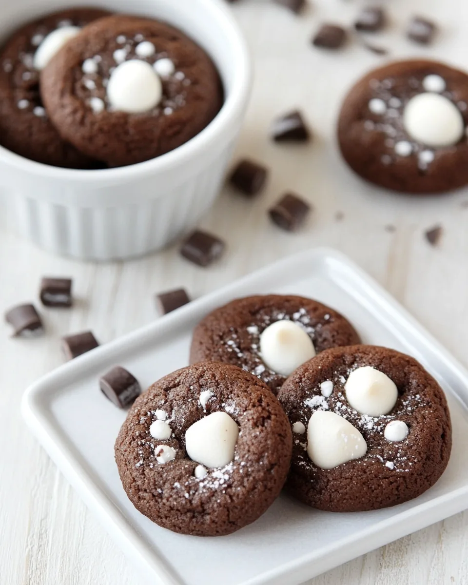 Mini Hot Cocoa Cookies