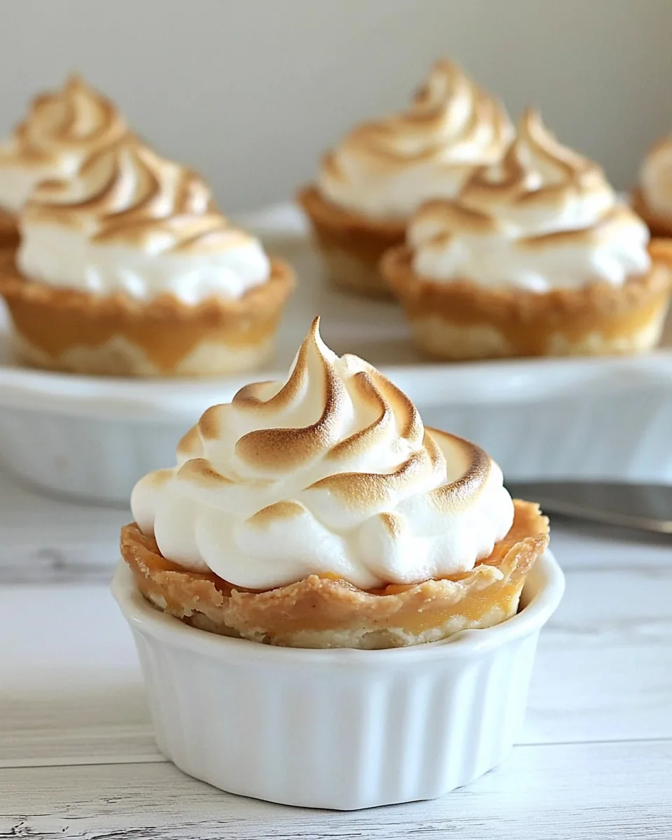 Mini Sweet Potato Meringue Pie