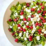 Mixed Greens and Goat Cheese with Raspberry Vinaigrette