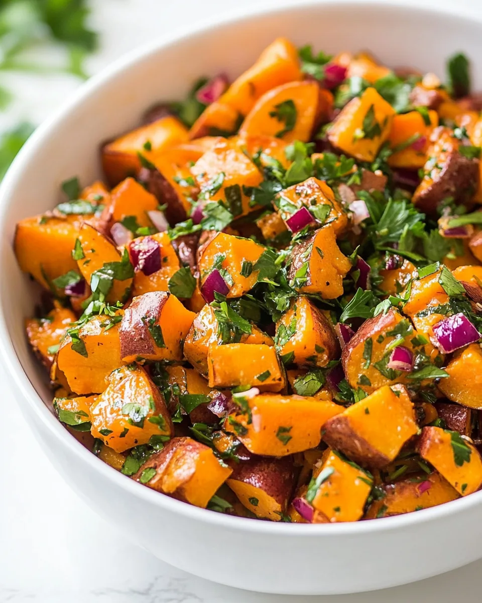 Moroccan Sweet Potato Salad