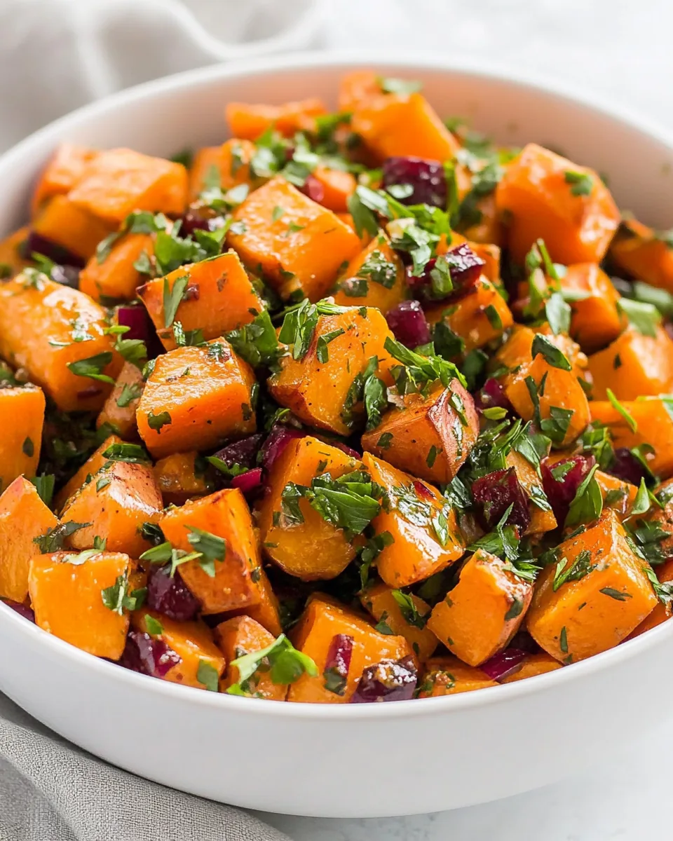 Moroccan Sweet Potato Salad