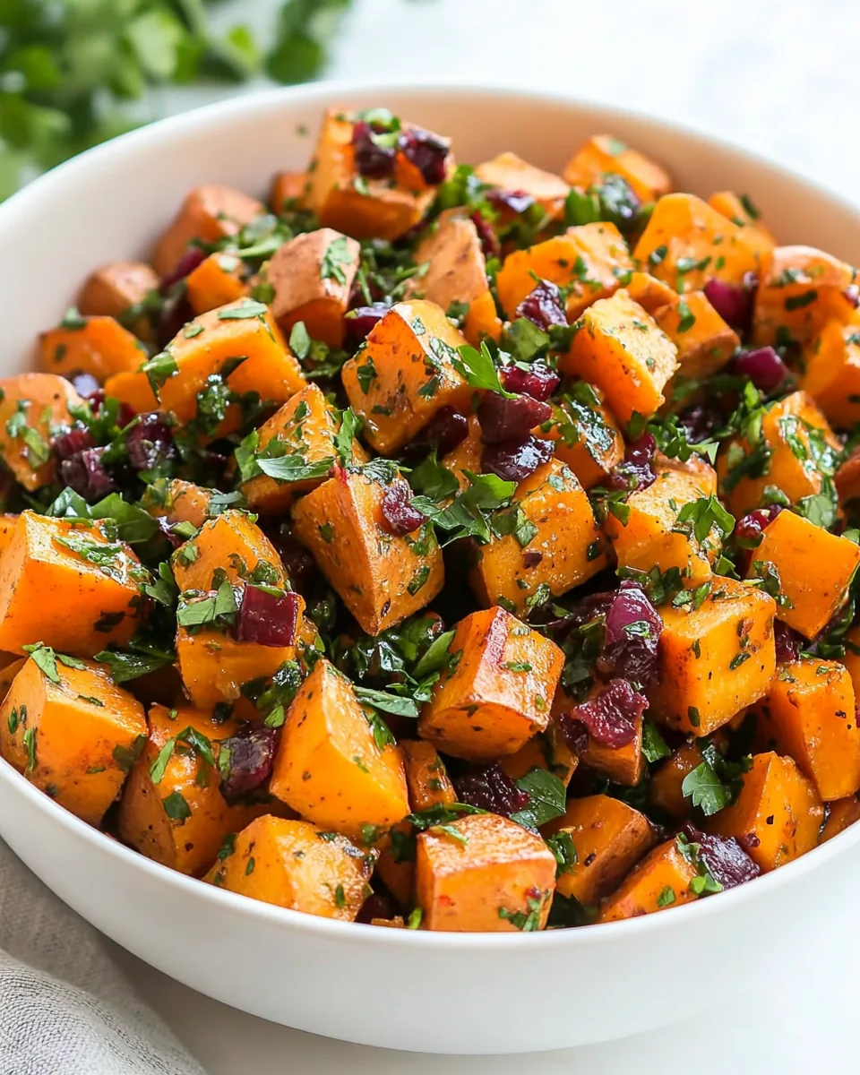 Moroccan Sweet Potato Salad