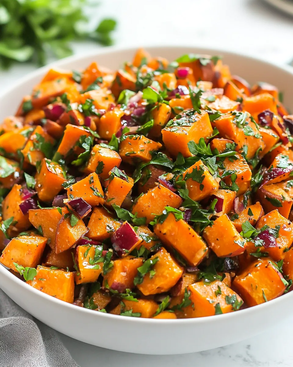 Moroccan Sweet Potato Salad