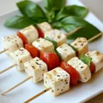 Mozzarella Basil Tomato Skewers