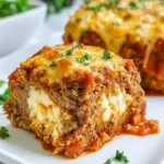 Mozzarella Stuffed Meatloaf