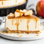 No Bake Caramel Apple Cheesecake