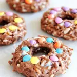 No Bake Chocolate Peanut Butter Nest Cookies