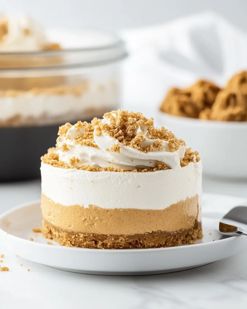 No Bake Pumpkin Cheesecake