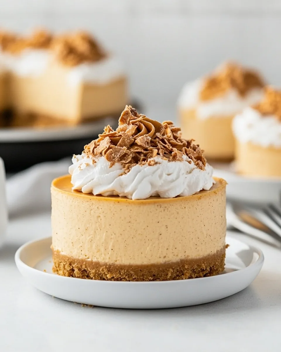 No Bake Pumpkin Cheesecake