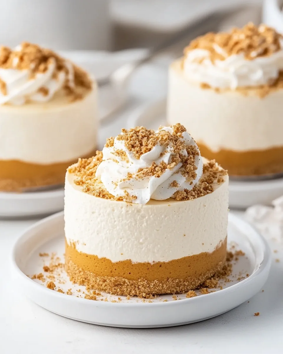 No Bake Pumpkin Cheesecake