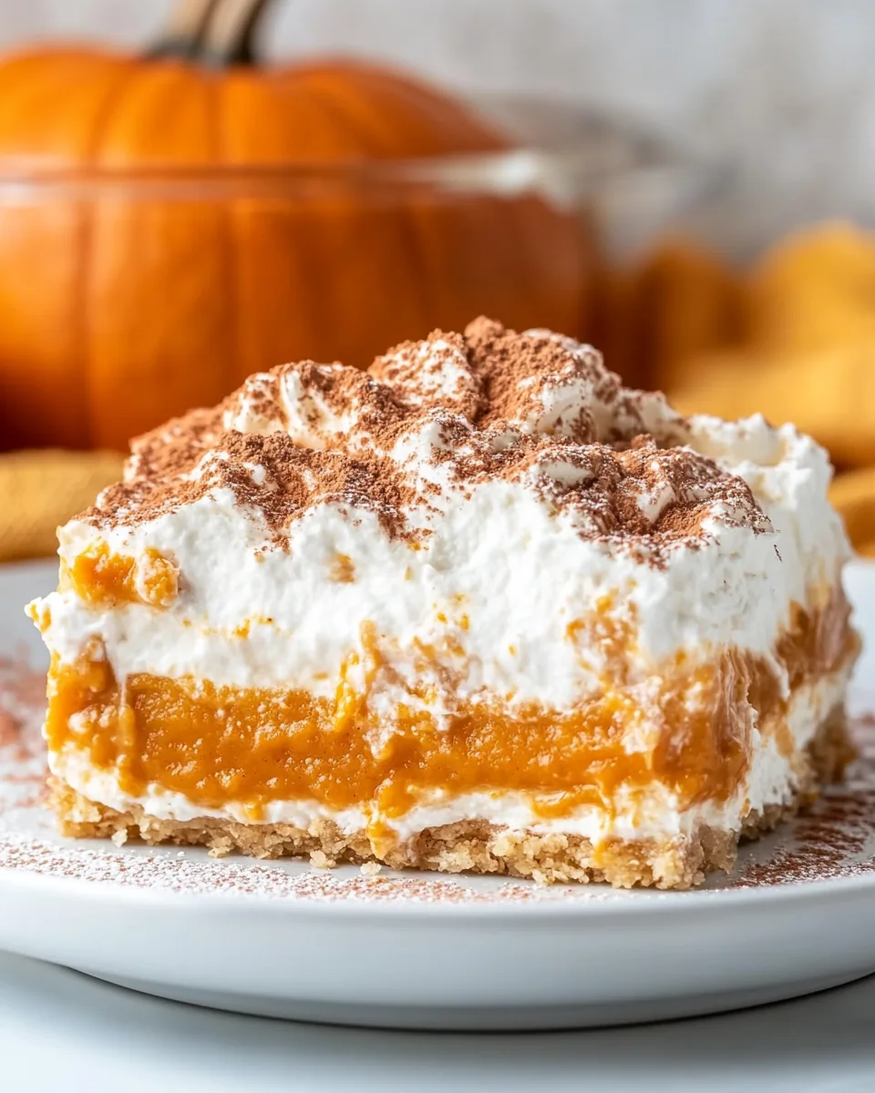 No Bake Pumpkin Dessert