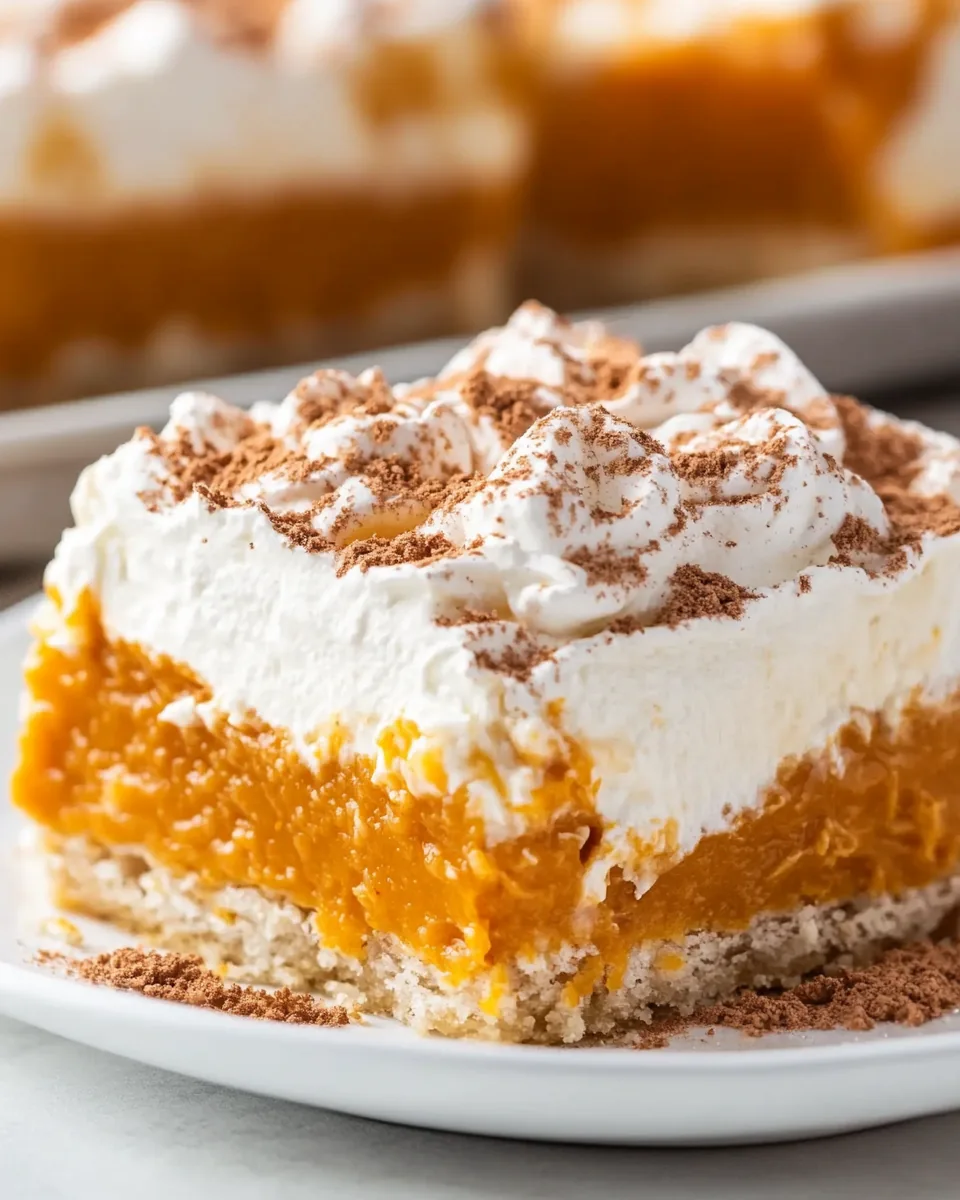 No Bake Pumpkin Dessert