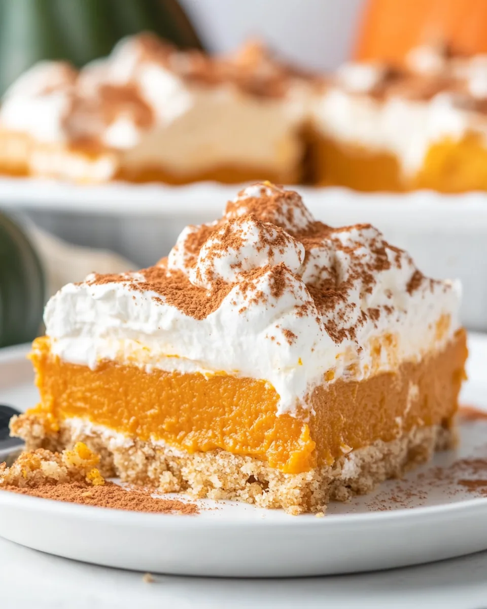 No Bake Pumpkin Dessert