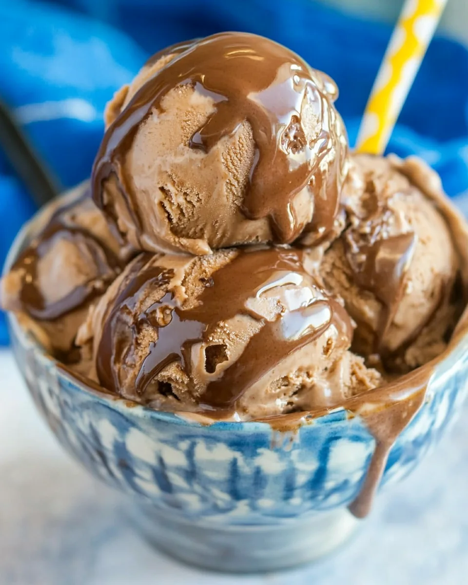 No Churn Chocolate Ice Cream