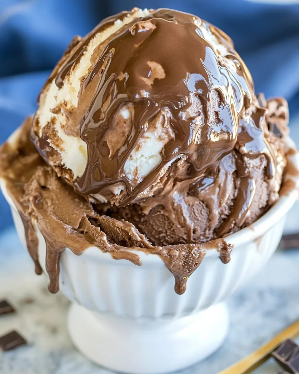 No Churn Chocolate Ice Cream