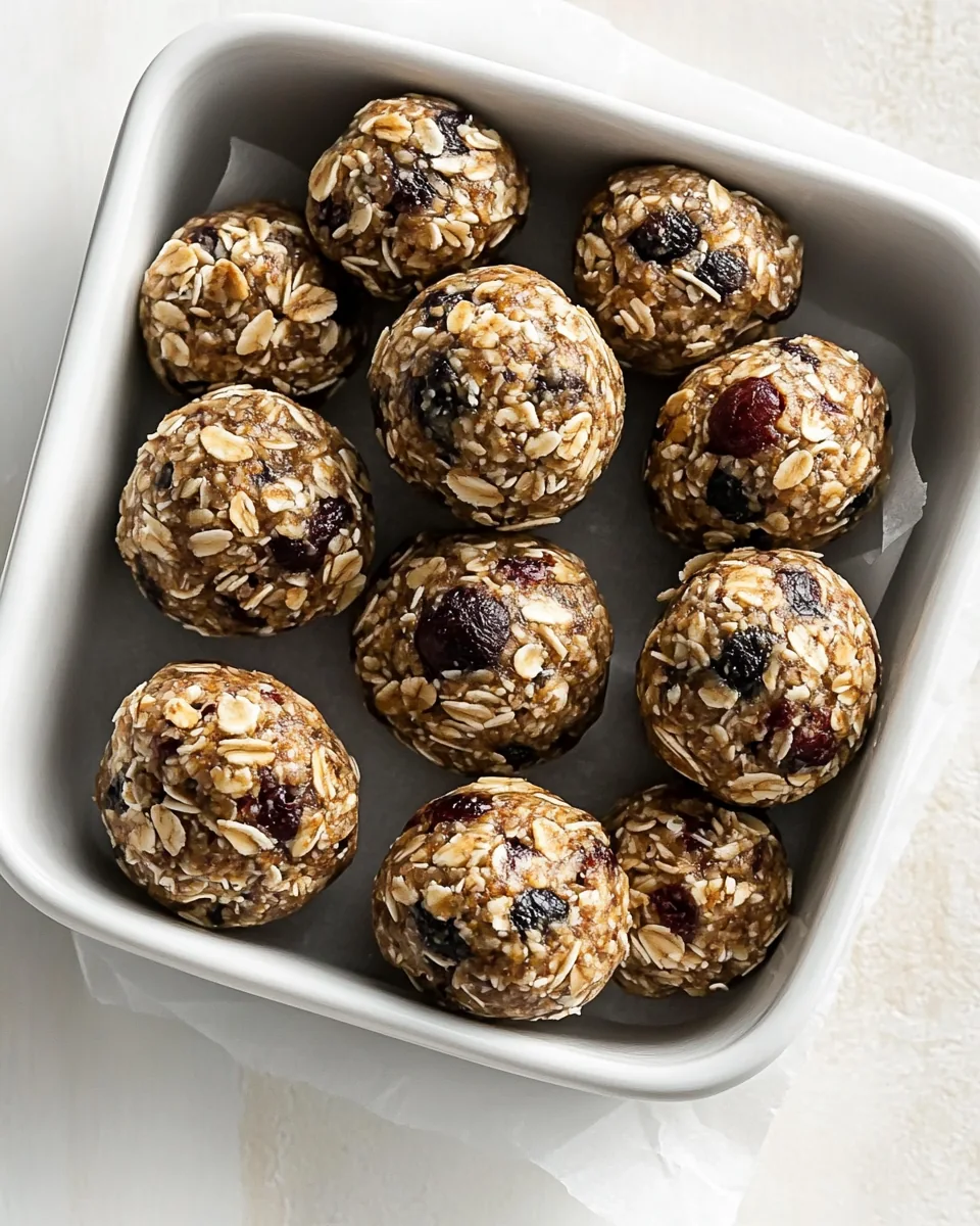Nut Free Energy Balls