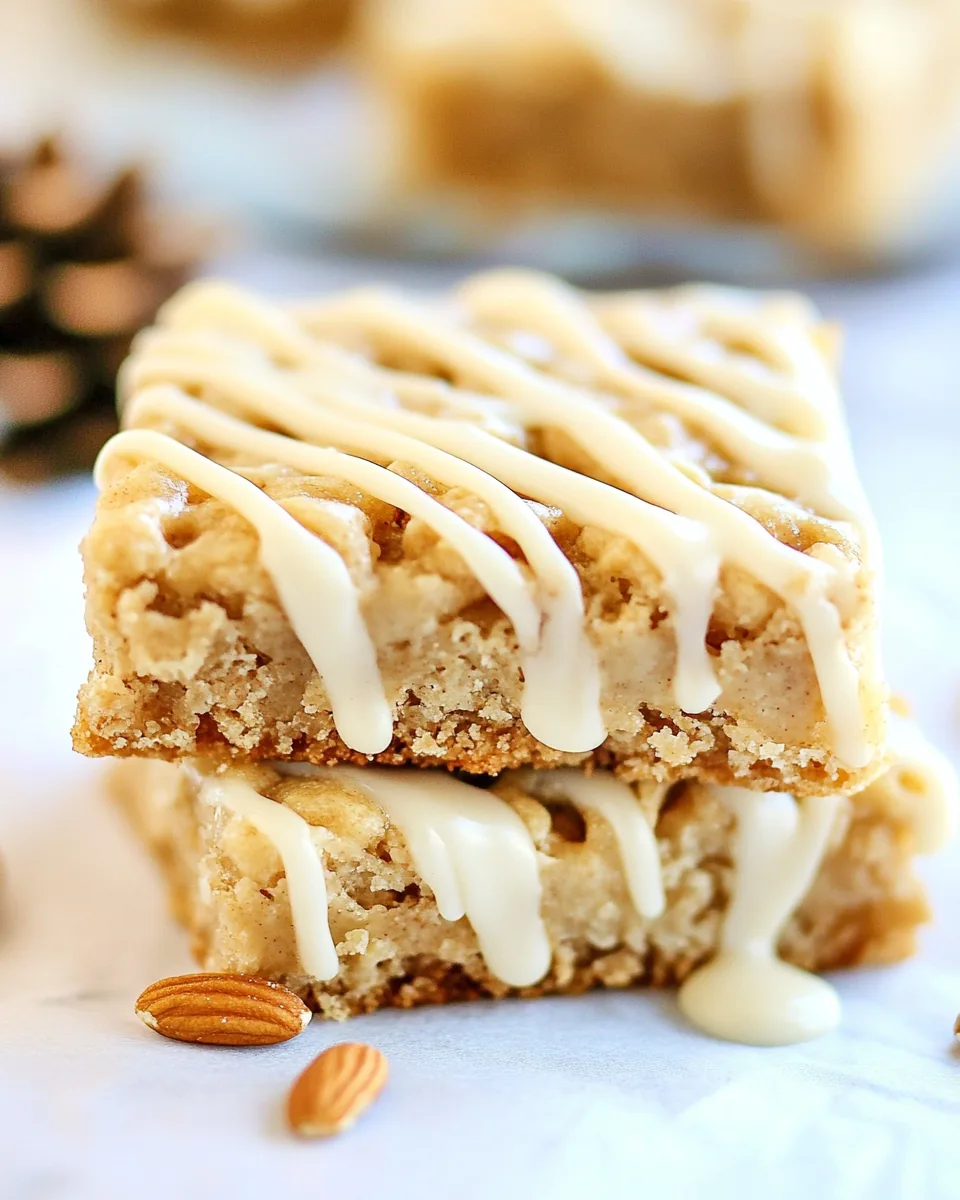 Nutty Eggnog Bars