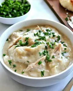 Old Fashion Chicken and Dumplings