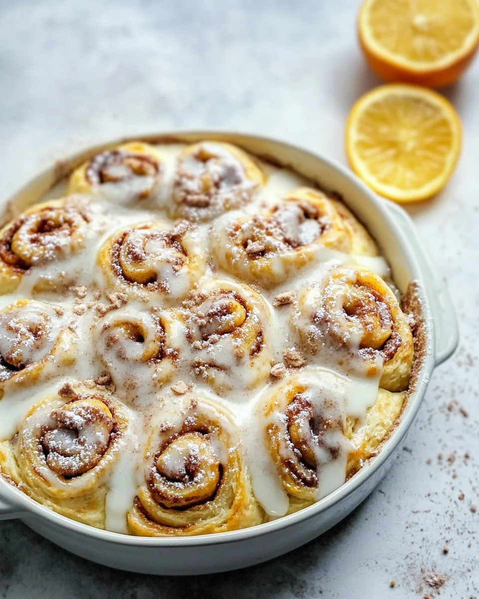 Cinnamon Orange Rolls