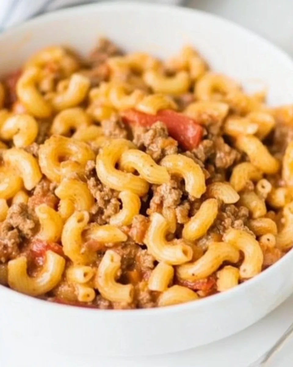 One Pot Cheeseburger Pasta