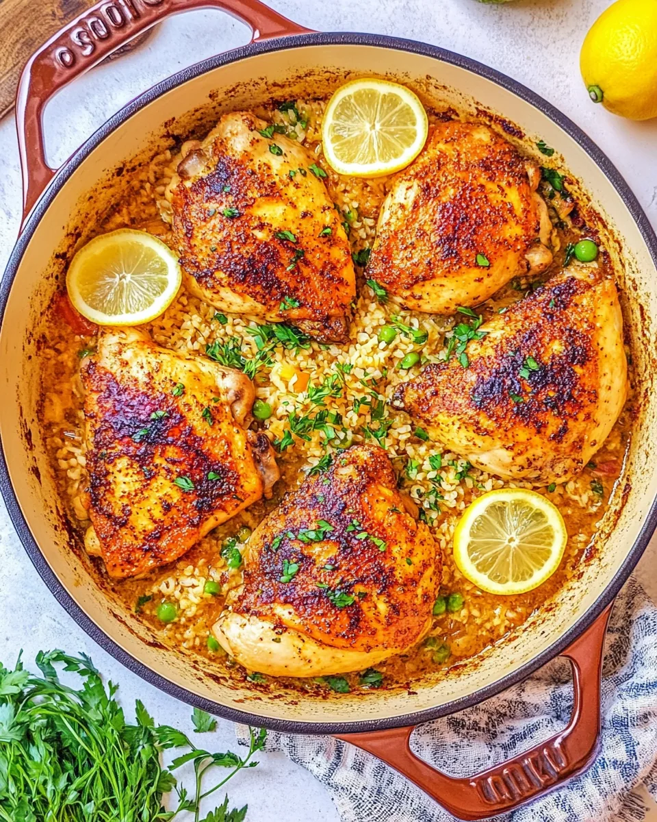 One Skillet Lemon Chicken