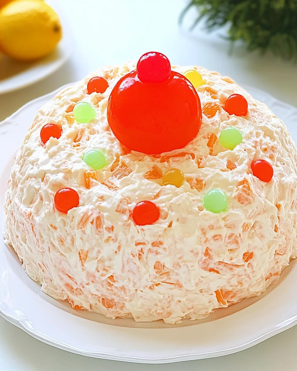 Orange Fluff Jello Salad