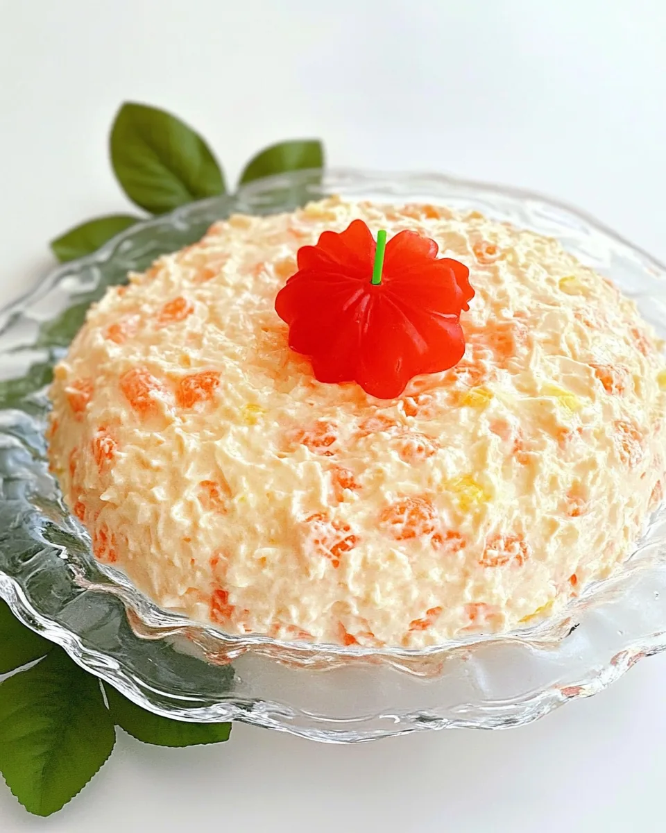 Orange Fluff Jello Salad