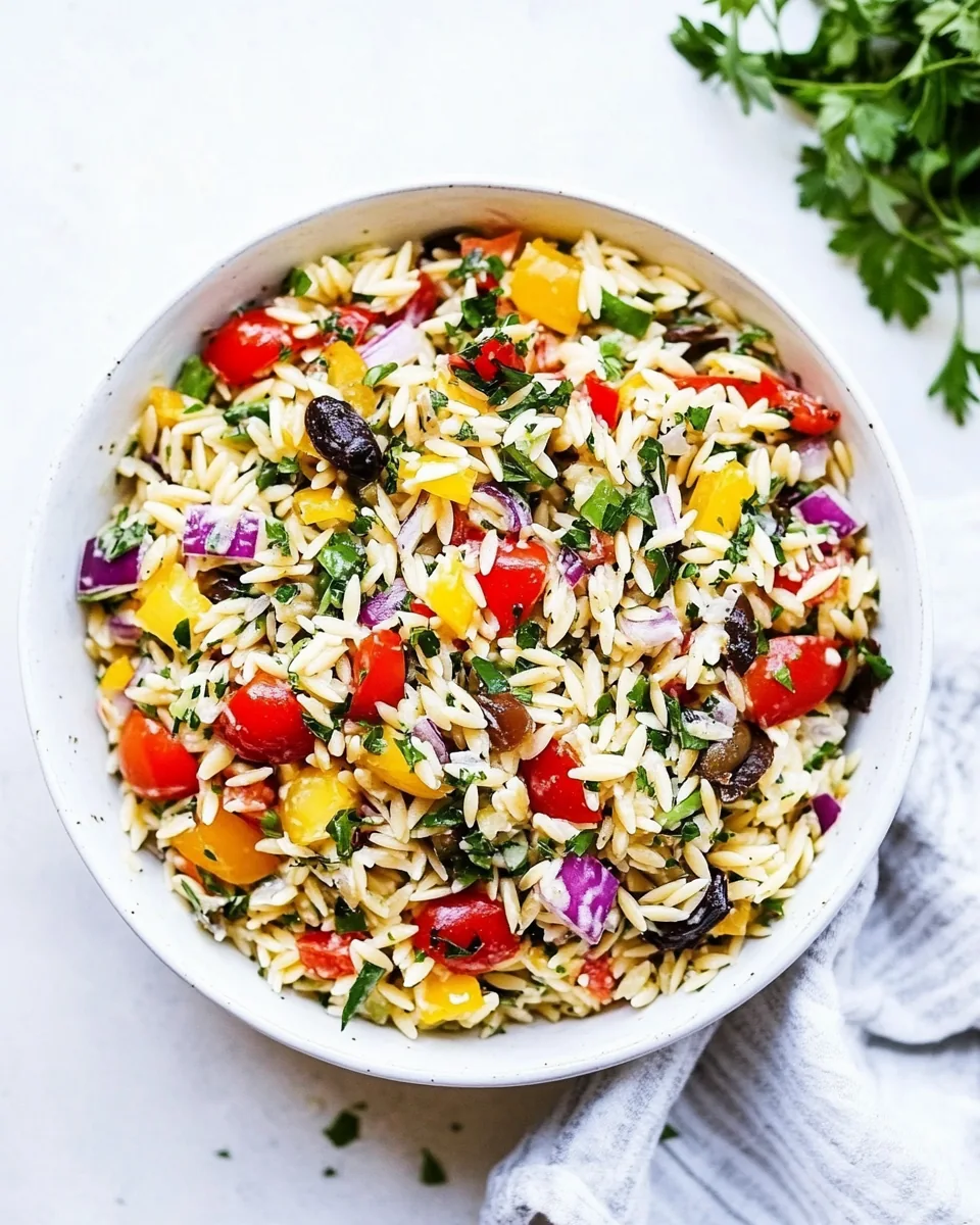 Orzo Pasta Salad
