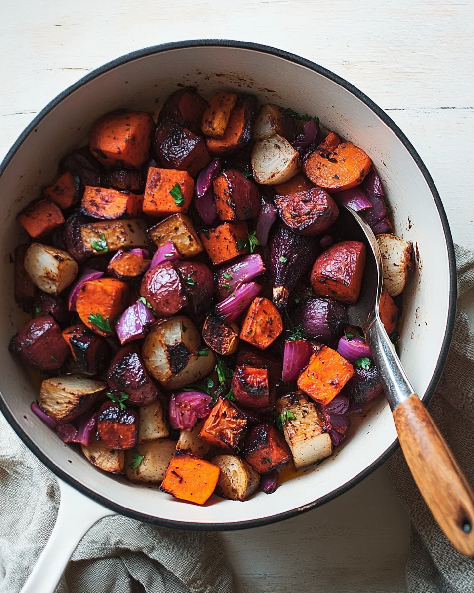 Oven Roasted Root Vegetables