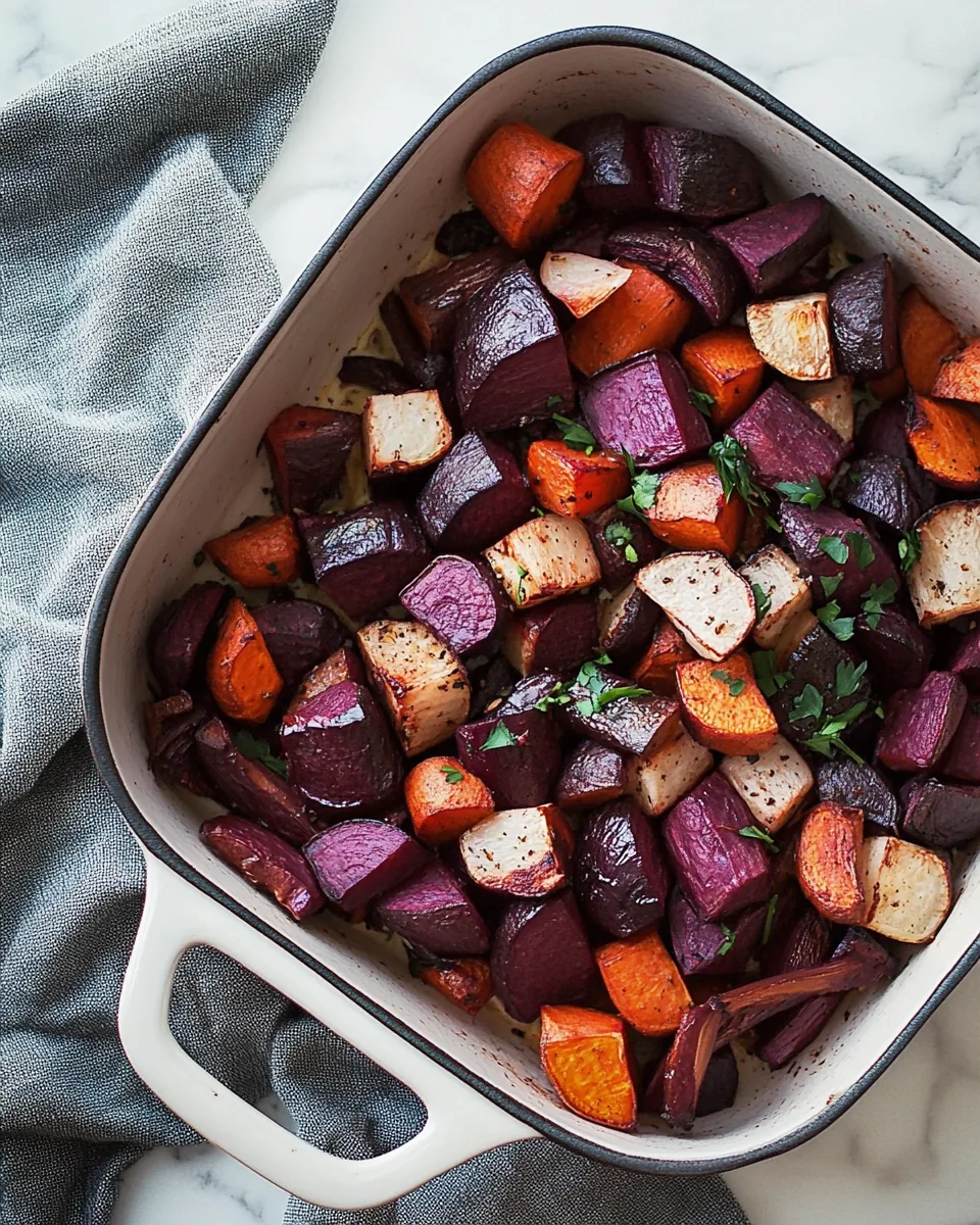 Oven Roasted Root Vegetables