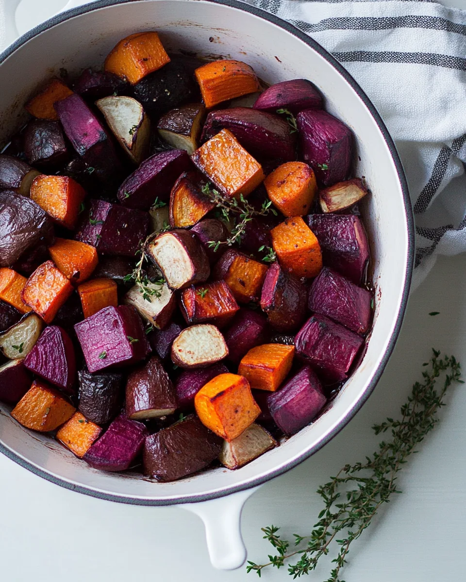 Oven Roasted Root Vegetables