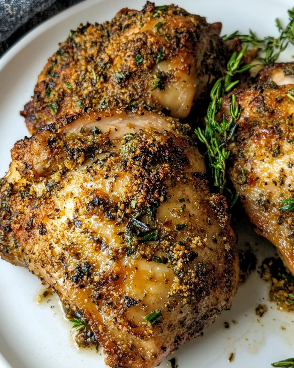 Oven Roasted Turkey Thighs